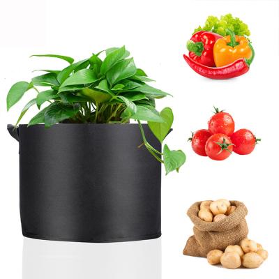 China Large Cloth Grow Pots Felt Cloth Vegetable Potato For Cultivating Potted Plant Planter Mushroom Potato Strawberry Grow Bag Custom for sale