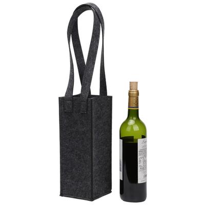 China Waterproof Hot Selling Items Gifts Bag For Bottle Felt Wine Carrier Bottle Tote Bag 6 Bottle Custom for sale