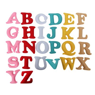 China New Design DIY Game Felt Craft Educational Toys Customized Felt Letters Stuffed Colorful Stuffed Alphabet Felt Letter For Kids Toys for sale