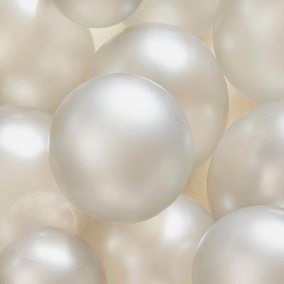 China White Gold Latex Balloons Party Theme Latex Balloon Garland Decoration Boy's Birthday Wedding Decor Toy for sale