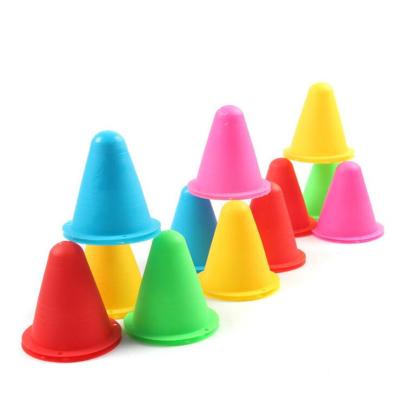 China 10pcs/lot Football Training Roller Skate Slalom Roller Skate Stack Marking Cup Speed ​​Training Equipment Soccer Marker Roller Soccer Marker Cones for sale