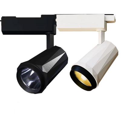 China Factory price 30W modern supermarket spotlight commercial linear rail lamp led track lights showcase light for sale