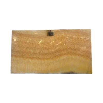 China Modern Design Translucent Onyx Beige Marble Yellow Honey Onyx Slab for Villa Table Top for sale