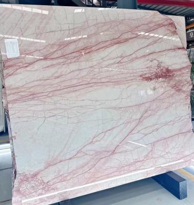 China Natural Smokey Pink Marble for Luxury Floor Tile Countertop Vanity Table and Wall Panel for sale