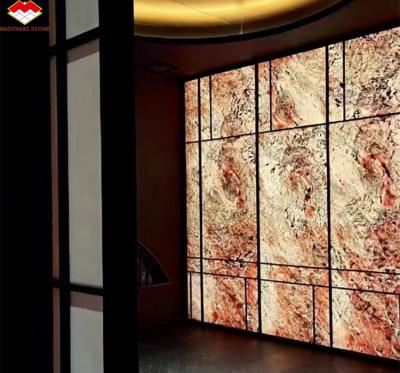 China Translucent Flexible Stone Panel Slate Sheets for Modern Hotel Villa Interior Design for sale