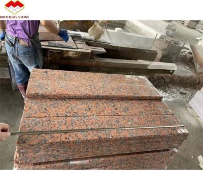 China G562 Red Granite Natural Stone Polished Anti Slip Granite Slab for Stair Luxury Style for sale