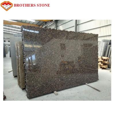 China Polished And Flamed Granite Stone Tiles , Natural Baltic Brown Granite for sale