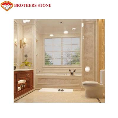 China Latte Beige Marble Turkish Cream Marble Tile Imitation Marble Tile for sale