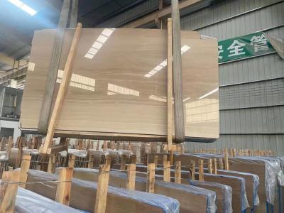 China Lucifer uit een boekje Gele Mulge Graafroyal wood grain Marmer voor Tredetegels Te koop