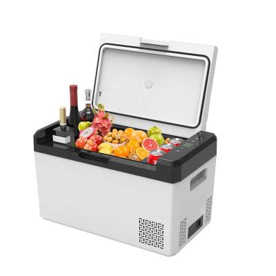 China DC 12v Compressor -22 Degree 25L Large Capacity Portable Fridge Freezer Car Fridge for sale