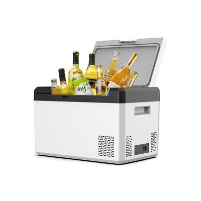 China 25L COMPRESSOR Refrigeration Compressor Fridge AC DC 12V24V Portable Car Refrigerator with Compressor for sale