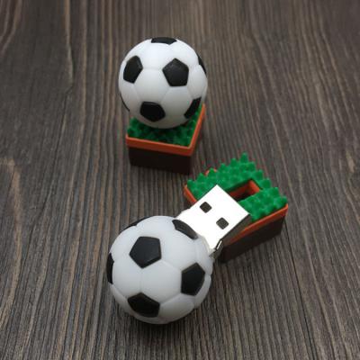 China Creative Football Shaped USB Fast Speed ​​Data Saving 2022 World Cup 2.0 Flash Drive 8GB Laptop Usb Flash Drives for sale