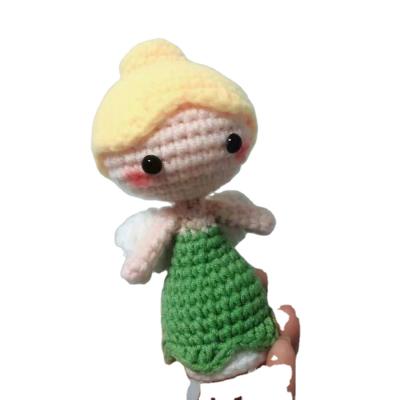 China Milk Cotton Kids Toys Girl Princess Crochet Fairy Plush Doll Amigurumi Kawaii Stuffed Dolls By Handmade for sale