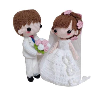 China Other Handmade Amigurumi Wedding Doll Crochet Bride, Best Gifts For Wedding for sale