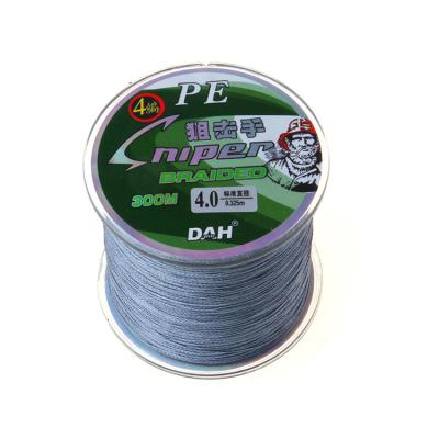 China Best Selling High Strength Quality Pe Braid Fishing Line 300M Fishing Line 4 Strands PE Braid for sale