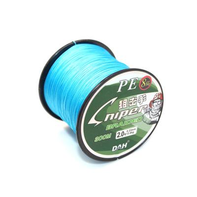 China High strength best volume spool braided fishing line pe braided fishing line 8 strand 300M for sale