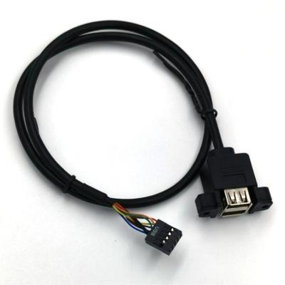 China COMPUTER 20 Pin IDC to Dual USB 3.0 Extension Cable for sale