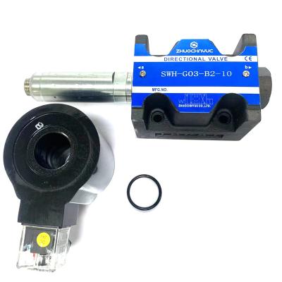 China Manufacturer Supplier Oil Directional Flow Solenoid Hydraulic Control Valves 18.5*8*8.5 for sale