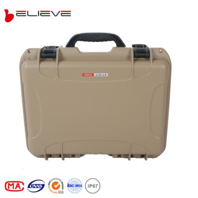 China Hard Plastic Waterproof Shockproof Dustproof Shockproof Equipment Suitcase Toolbox Suitcase Cases Folder Case With Pre-Cut Foam Insert for sale