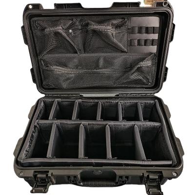 China Factory Directly Sale Hard Padded Dustproof Shockproof Plastic Storage Trolley Gun Case For Protector for sale