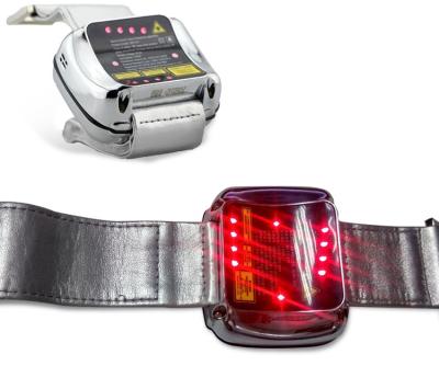 China Twice Daily LLLT Wrist Type Laser Watch Therapy Device For Blood Purification And Hypertention for sale