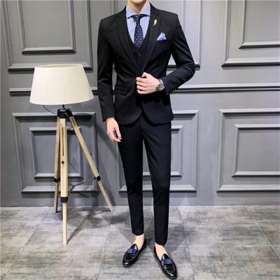 China Anti-Wrinkle Geo'Peck Mens 3 Piece Separates Suits Blazer Double Breasted Vest Waistcoat Slim Fit Pant Suits for sale