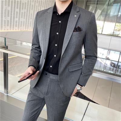 China Anti-wrinkle Geo'Peck Men Slim Fit 3 Piece Suit Jacket Vest Pant Suits Wedding Suits Blazer for sale