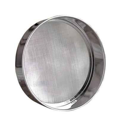 China Stainless Steel Sample Sieve Powder Flour Sand Garden Soil Grain Plain Weave Filter Woven Yarn Cloth for sale