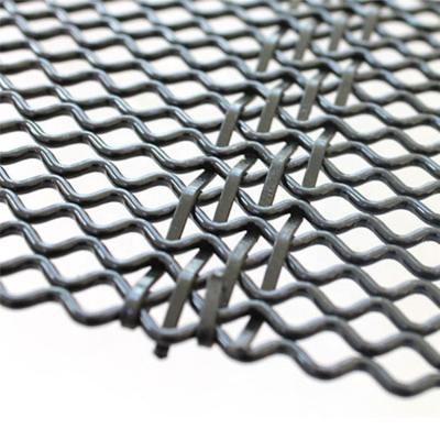 China Ore 65 Manganese Vibrating Screen Wire Mesh Woven Cloth Mineral Industry Replaceable Sieve for sale