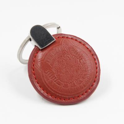 China Promotion Gift Circle Leather Cute Car Key Chain For Cars Customized Shoe Key Chain Creative Key Chain for sale