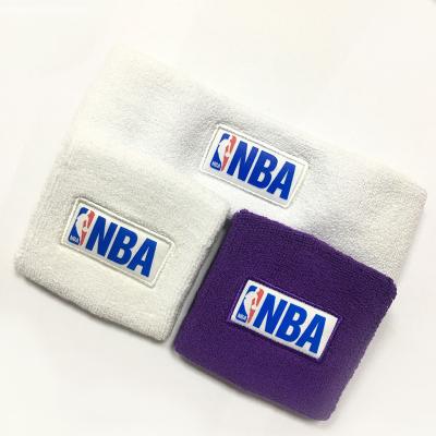 China Fashionable Factory Logo Custom Basketball Headbands Set Sports Sweatband And Wrist Sweatbands CottonSweat Band for sale