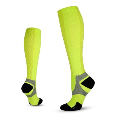 China Professional Sports Breathable Compression Long Marathon Compression Long Marathon Outdoor Cycling Hiking Socks for sale