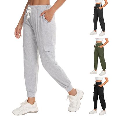 China Anti-Wrinkle 2021 Wholesale Customize High Quality Polyester Women's Harem Jogger Pants Women's Jogger Pants for sale