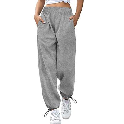 China Anti-Wrinkle 2021 Customize Cheap Wholesale Custom Jogger Pants Women Sweatpants for sale