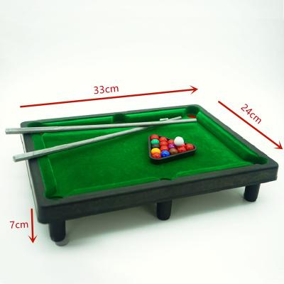 China Wholesale Mini Tabletop Pool Table Desktop Eco-friendly Material Billiards Sets Kids Game Sports Balls Sports Toys for sale