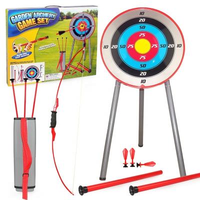 China Factory Children's Toys Recurve Archery Shooting Toy Outdoor Fun Play Set Bow Archery Practice for sale