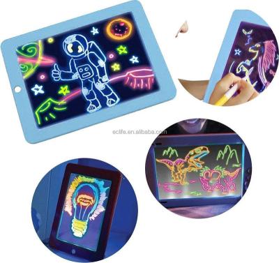 China 3D Ignition Magic Drawing Protection Eco-friendly Educational Board Children DIY Art Toys Writing Creative Art for sale