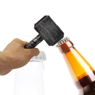 China Metal the new creative household stores personality bottle opener hammer beer opener for sale