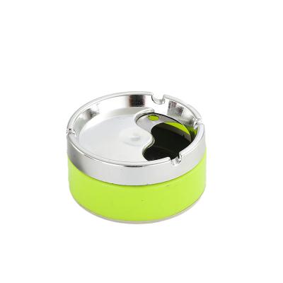 China 410 stainless steel factory wholesale price colorful discount ashtray hotel room ashtray for sale