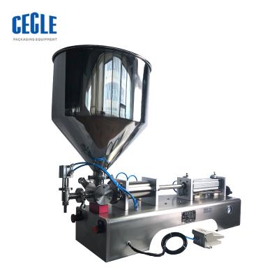 China Semi automatic 50-500ml food paste filling machine for hand-sanitizer, liquid filling machine for sale