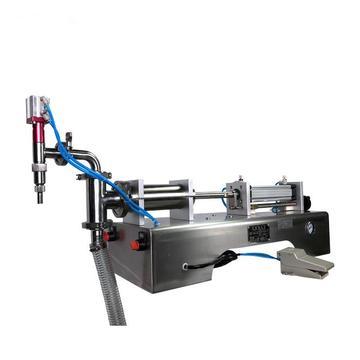 China Semi-automatic 50-5000ml F6 Food Alcohol Liquid And Sanitizer Filling Machine for sale