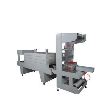 China BZJ-038+BSE5040A Semi Automatic Beverage Mineral Water PET Bottle And Carton Box Shrink Wrap Machine for sale