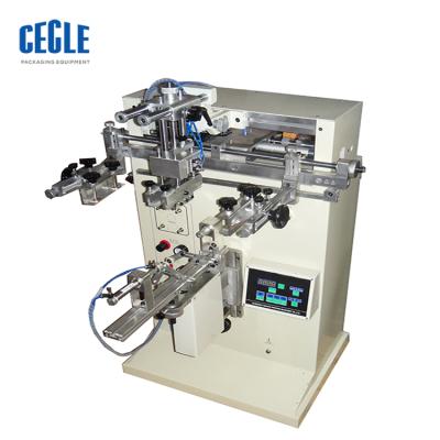 China Printing Glass Bottle Universal Semi Automatic Oval Cylinder Glass Screen Printing Machine For Sale for sale