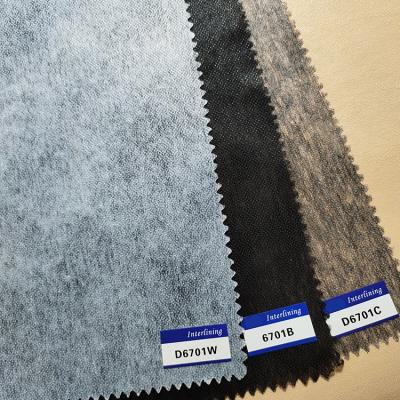 China China Water Soluble Single Stitch Double Non Interlining Polyester Woven Fabric Price for sale