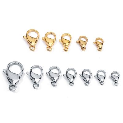 China Factory Wholesale High Quality Stainless Steel Clasps Lobster Clasps In Stock Lobster Clasps for sale