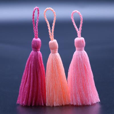 China Tassel 100% Bulk Of High Quality Curtain Use-And-Drawer Curtain Markers Polyester Colored Decorative Material Small for sale