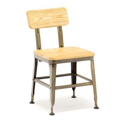 China Taco Style Metal Restaurant Chair With Backrest Commercial Use Chair for sale