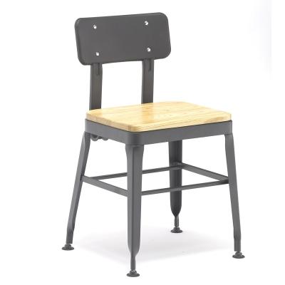 China Taco Style Metal Restaurant Chair With Backrest Commercial Use Chair for sale