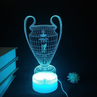 China Custom Smart 3D Photo Acrylic Table Lamp Modern Personalized Indoor Home Decor Gift Night Color Changing for sale