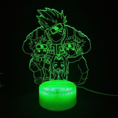 China Modern Custom Photo Anime 3D Acrylic LED Night Light Table Lamp Creative Christmas Light Kids Gift for sale